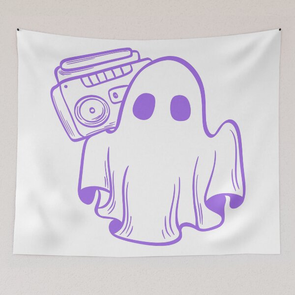 Item preview, boombox ghost designed and sold by broadwaygirl142.