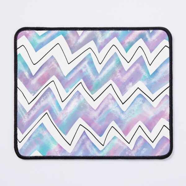Item preview, Zigzag Pastel Doodle Watercolor Pattern designed and sold by testvvave.