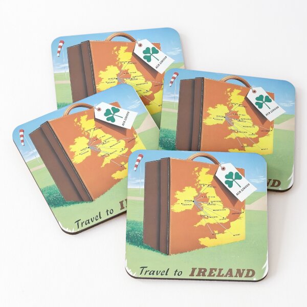 Item preview, 20th Century Aer Lingus Irish Travel Poster designed and sold by CatskillMeander.