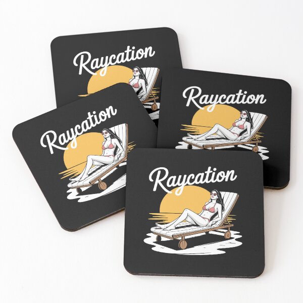 Item preview, Raycation staycation summer vacation tanning sunbathing sunbather designed and sold by billyperks.