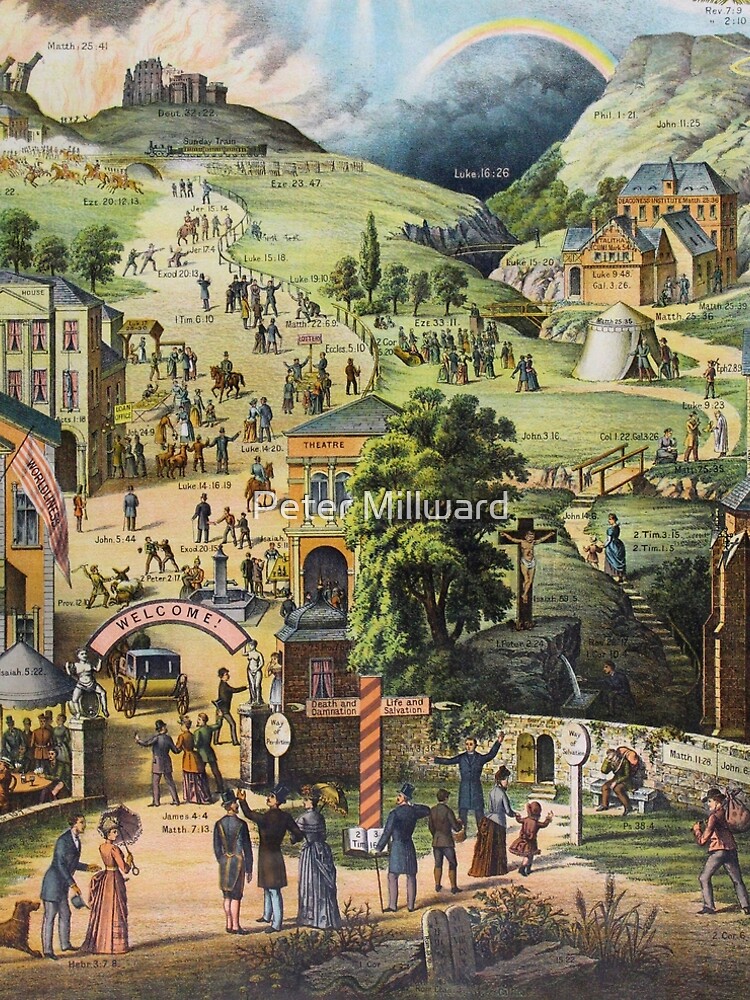 "The Broad and the Narrow Way 1883 English Edition" ALine Dress by