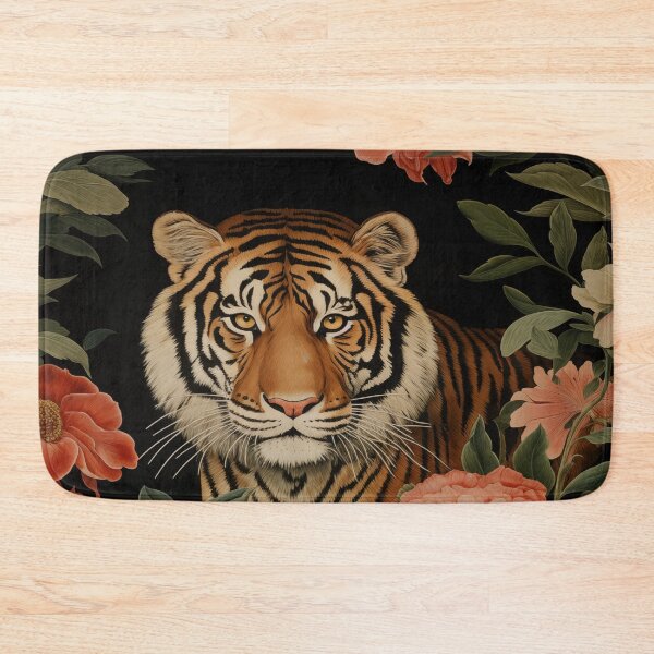 Item preview, William Morris Tiger – Vintage Botanical Jungle designed and sold by MidCenturyStore.