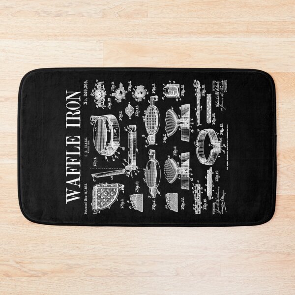Item preview, Waffle Iron Vintage Patent Print Waffles Lover Food designed and sold by GrandeDuc.