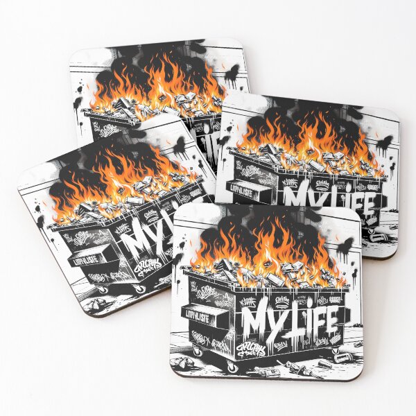 Item preview, My life is an intense dumpster fire designed and sold by MisterMischief.