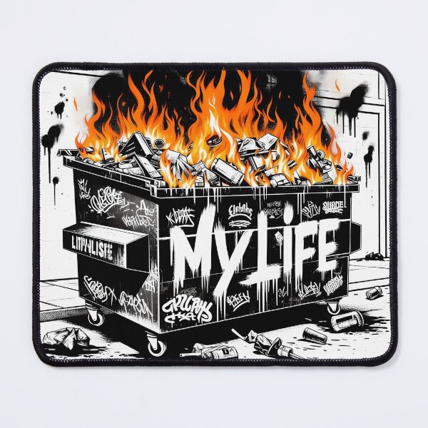 Item preview, My life is an intense dumpster fire designed and sold by MisterMischief.