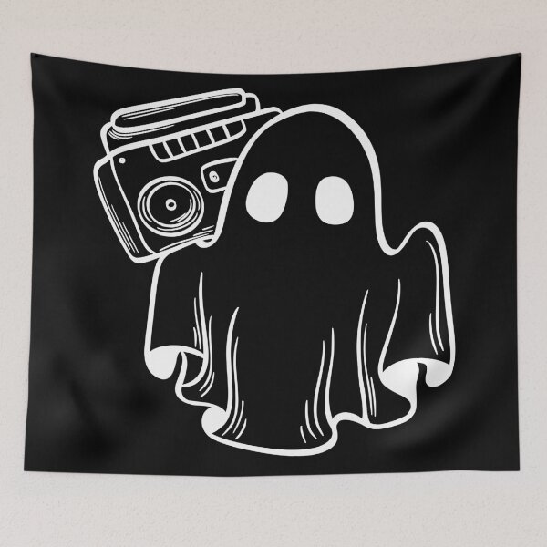 Item preview, boombox ghost designed and sold by broadwaygirl142.