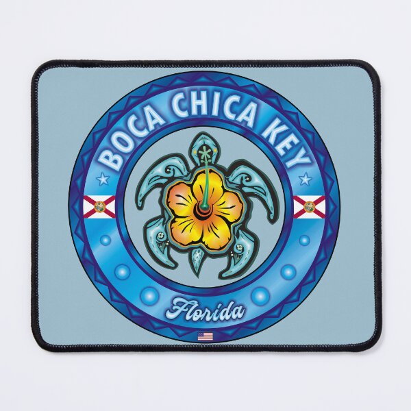 Item preview, Boca Chica Key Florida sea turtle hibiscus designed and sold by studioss76.