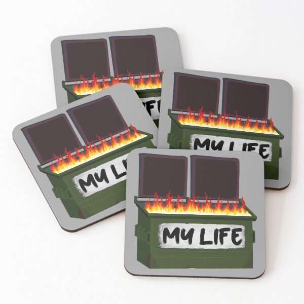 Item preview, My life is a dumpster fire designed and sold by MisterMischief.