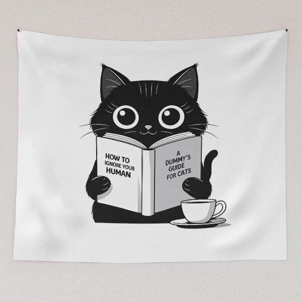 Item preview, Black Cat – The Ultimate Guide to Cats designed and sold by ApriNoeScor.