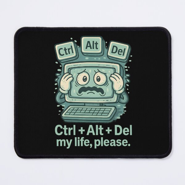 Item preview, Ctrl Alt Del IT Humor for stressed admins designed and sold by meshhead.