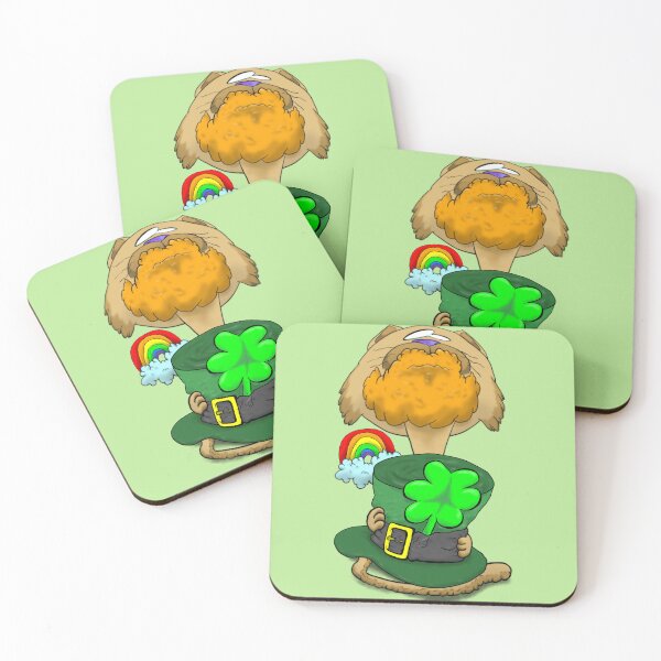 Item preview,  Big Head St. Patrick's Day Cat designed and sold by 404colors.