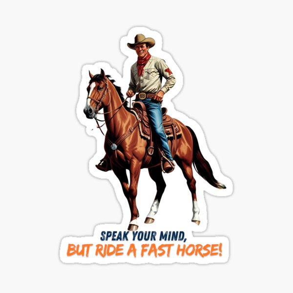 Item preview, Ride a Fast Horse designed and sold by Rue Market.
