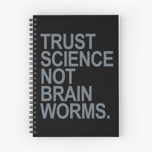 Item preview, Trust Science NOT Brain Worms (subtle gray) designed and sold by Thelittlelord.