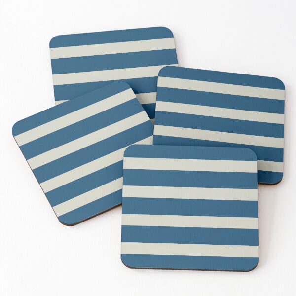 Item preview, Minimalistic Stripes – Foggy Grey & ST Tropaz Soft Textured Stripes designed and sold by The Cozy Stripe | Modern Textile Stories.
