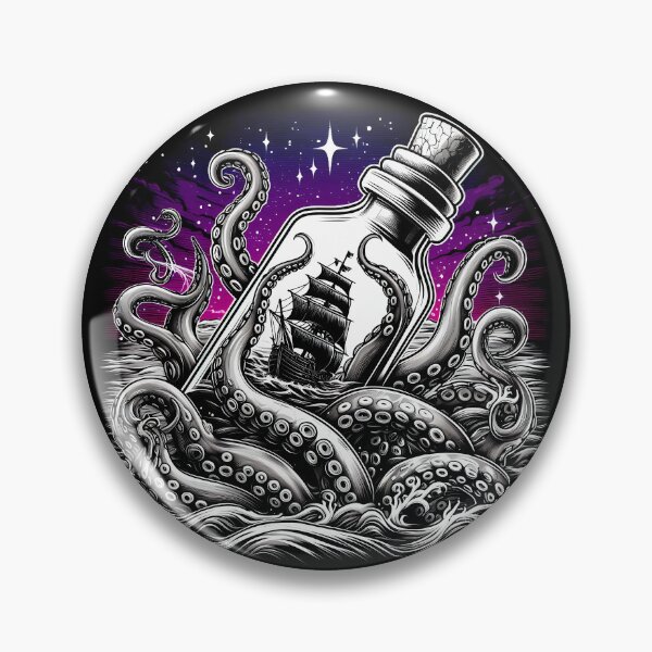 Item preview, Devilfish: Kraken the Bottle designed and sold by MisterMischief.