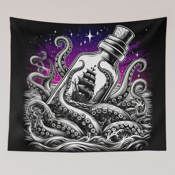 Item preview, Devilfish: Kraken the Bottle designed and sold by MisterMischief.