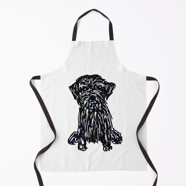 Item preview, Hand drawn Border Terrier digital art designed and sold by ClickATee Store .