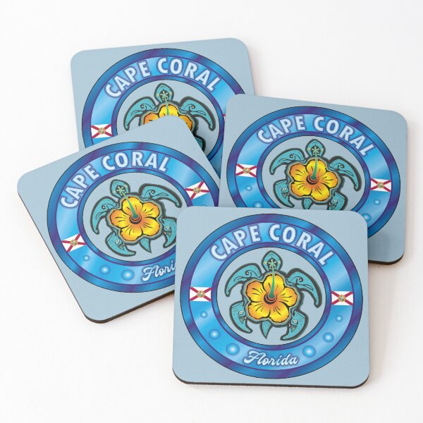 Item preview, Cape Coral Florida sea turtle hibiscus designed and sold by studioss76.