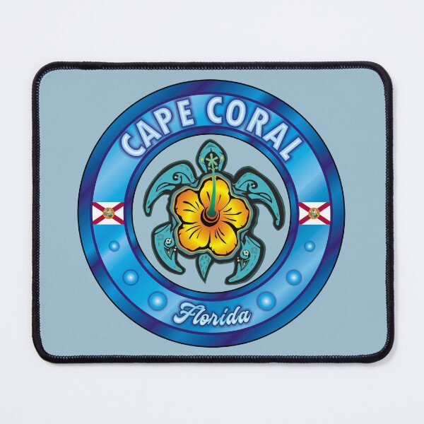 Item preview, Cape Coral Florida sea turtle hibiscus designed and sold by studioss76.