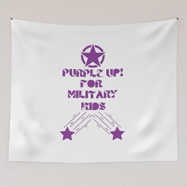 Item preview, Purple Up For Military Kids designed and sold by ArtDesignTp.