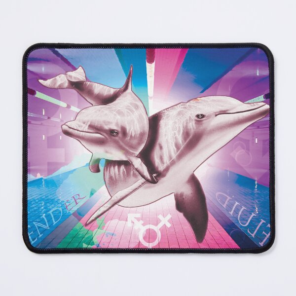 Item preview, Genderfluid dolphins designed and sold by Basiasiasia.