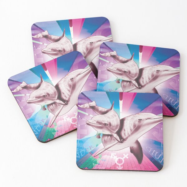 Item preview, Genderfluid dolphins designed and sold by Basiasiasia.