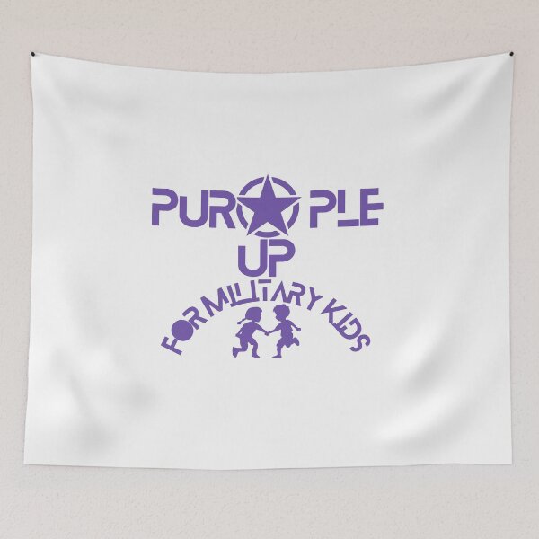 Item preview, Purple Up For Military Kids designed and sold by ArtDesignTp.