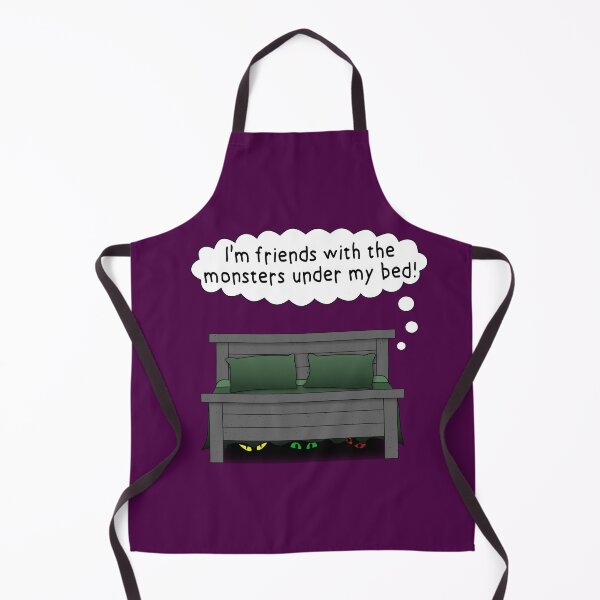 Item preview, I'm friends with the monsters under my bed! designed and sold by MisterMischief.
