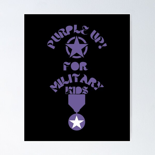 Item preview, Purple Up For Military Kids designed and sold by ArtDesignTp.