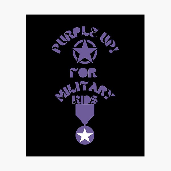 Item preview, Purple Up For Military Kids designed and sold by ArtDesignTp.
