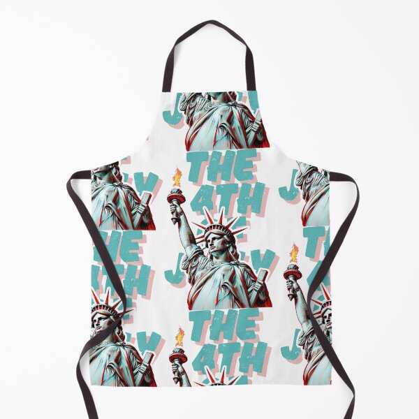 Item preview, The 4th Of July Liberty Burns In Blue And Red designed and sold by SplashTastic.
