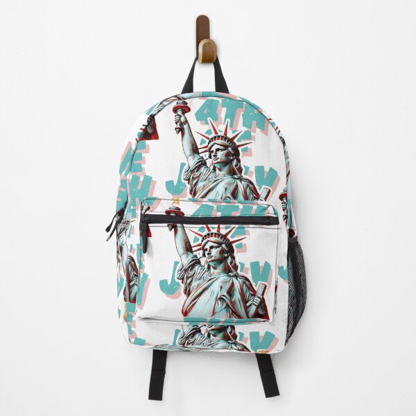 Item preview, The 4th Of July Liberty Burns In Blue And Red designed and sold by SplashTastic.