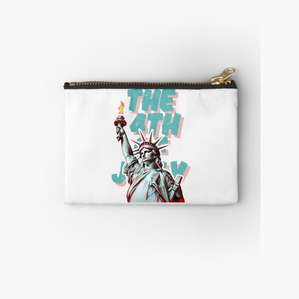 Item preview, The 4th Of July Liberty Burns In Blue And Red designed and sold by SplashTastic.