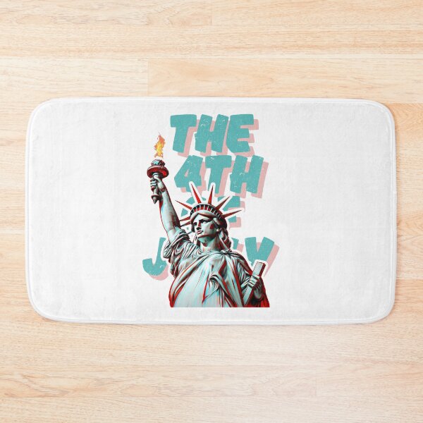 Item preview, The 4th Of July Liberty Burns In Blue And Red designed and sold by SplashTastic.