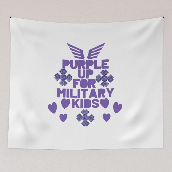 Item preview, Purple Up For Military Kids designed and sold by ArtDesignTp.