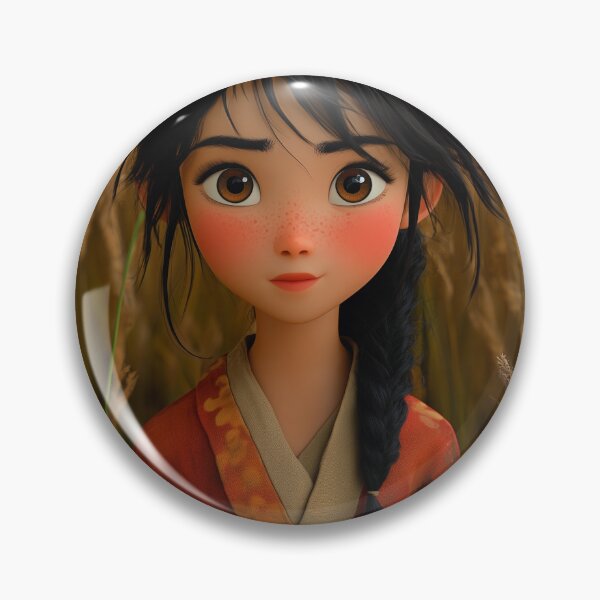 Item preview, Girl in Golden Meadow designed and sold by TOOKTIKshop.
