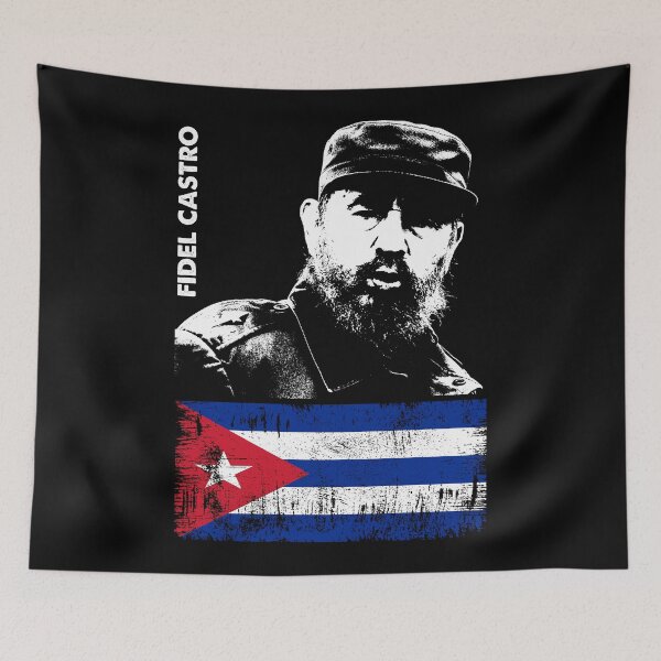Item preview, Fidel Castro Cuba Revolution Cuban Flag designed and sold by Blok45.