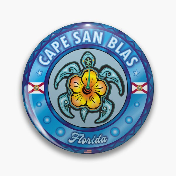 Item preview, Cape San Blas FL Florida sea turtle hibiscus designed and sold by studioss76.