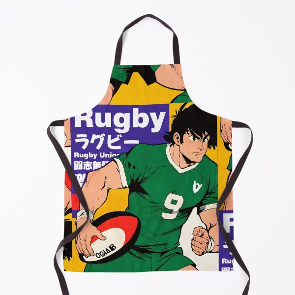 Item preview, Sporty Rugby Anime ilustration Design designed and sold by Kiranimeverse.
