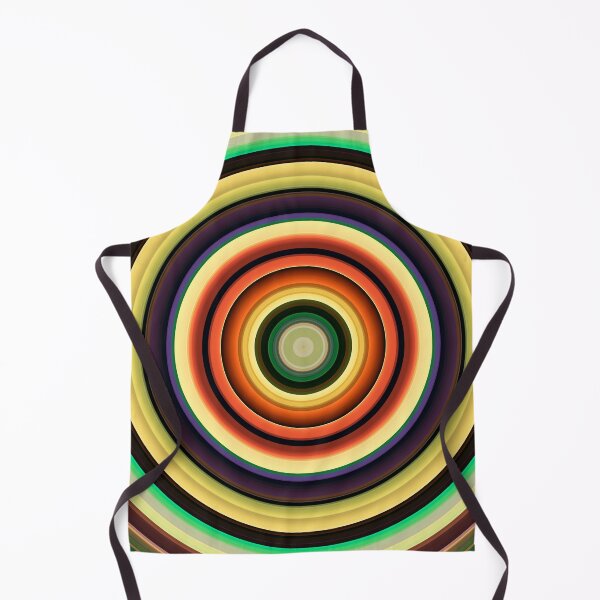 Item preview, Seventies Concentric Circles in Yellow, Brown and Green designed and sold by KaSaPo.