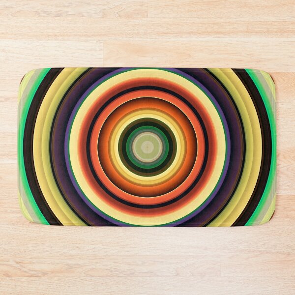 Item preview, Seventies Concentric Circles in Yellow, Brown and Green designed and sold by KaSaPo.