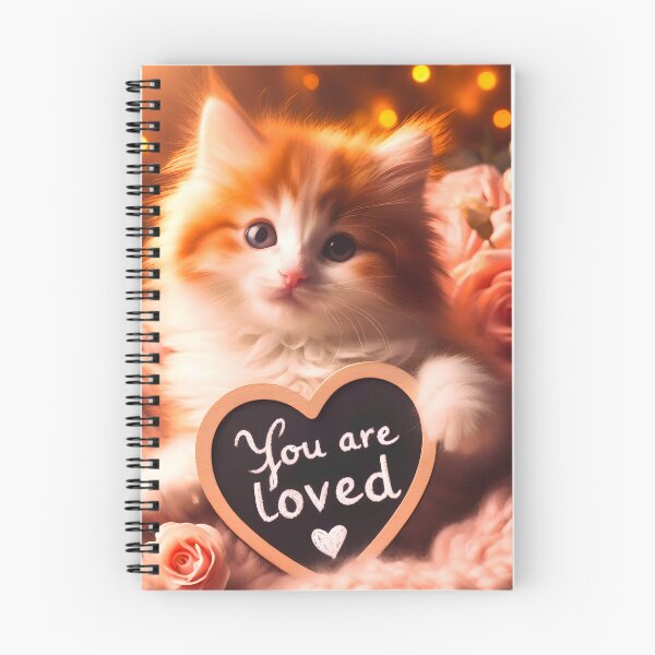 Item preview, Kitten's Heartfelt Message: You Are Loved <3 designed and sold by Fantabulous.