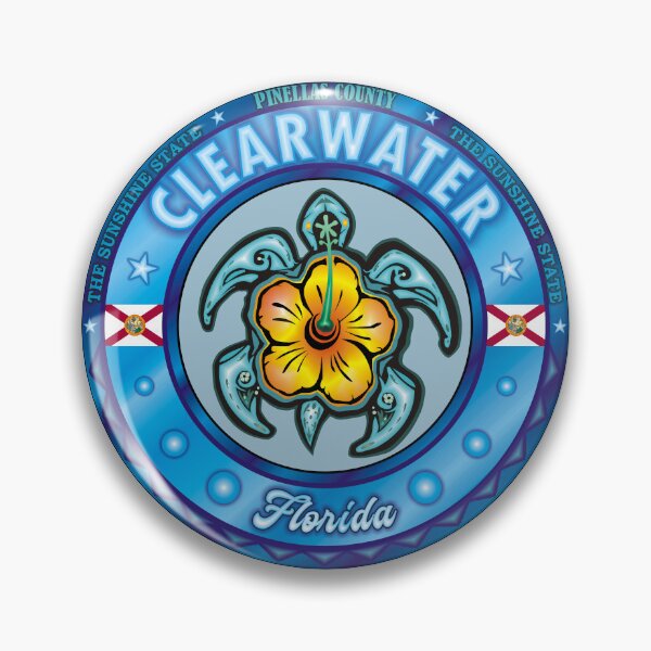 Item preview, Clearwater Florida sea turtle hibiscus designed and sold by studioss76.