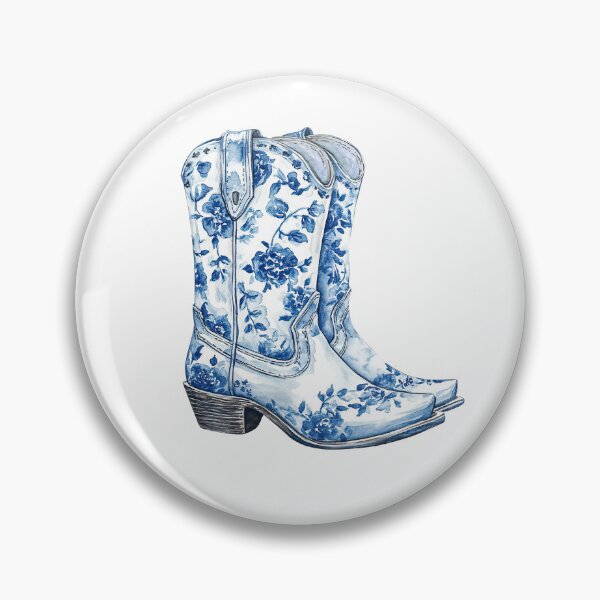 Item preview, Blue Cowboy boots designed and sold by SvetlanaArt.