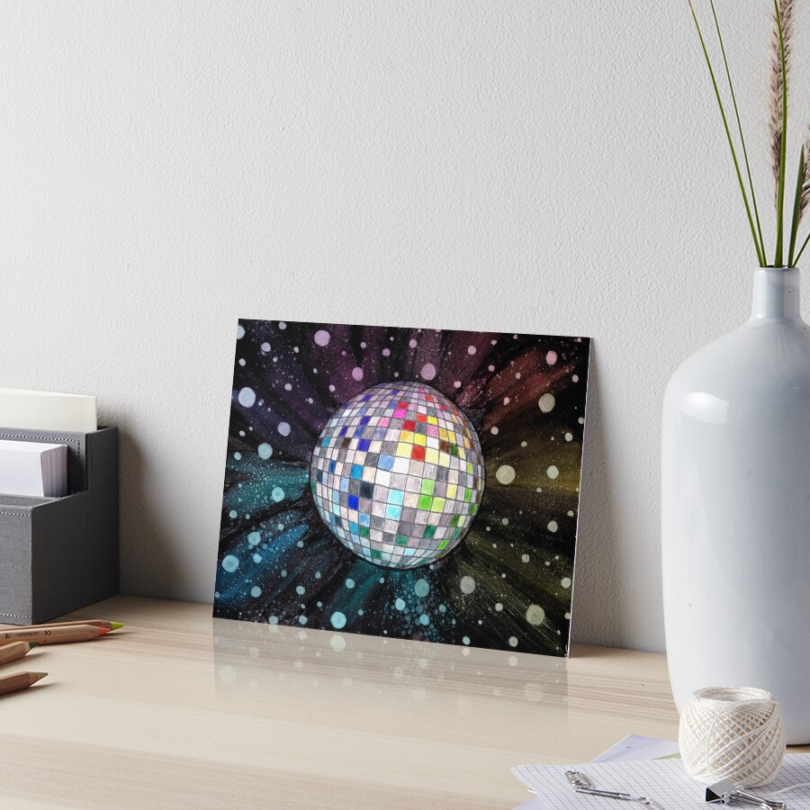 "Mirror ball" Art Board Print by yvonneschindler Redbubble