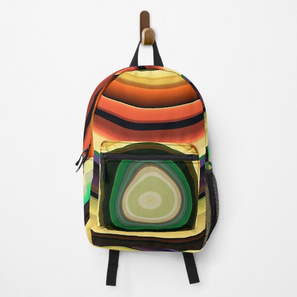 Item preview, Seventies Concentric Wavy Circles in Yellow, Brown and Green designed and sold by KaSaPo.