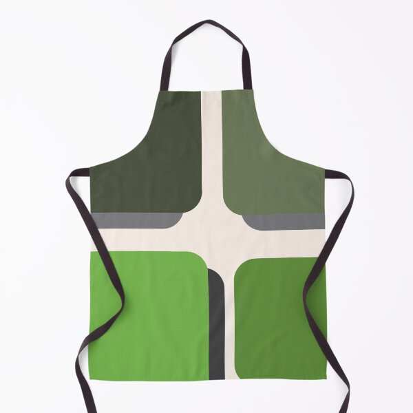 Item preview, Geometric Aesthetic - "Meadow" Minimalist Green Abstract Art designed and sold by A-Deco.