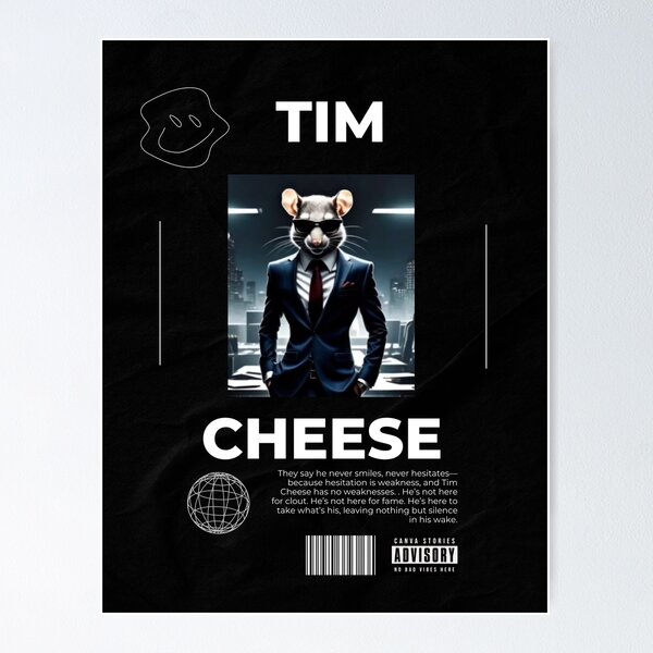 Artikel-Vorschau von Tim Cheese (Brainrot), designt und verkauft von LookinFreshh.