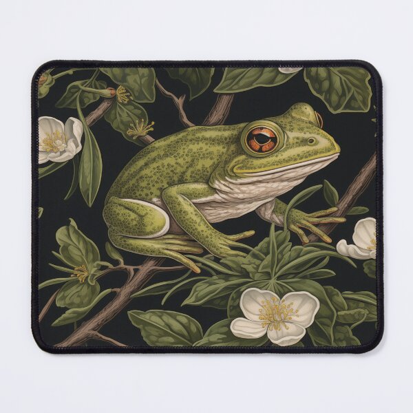 Item preview, William Morris Frog Animal Botanical designed and sold by MidCenturyStore.