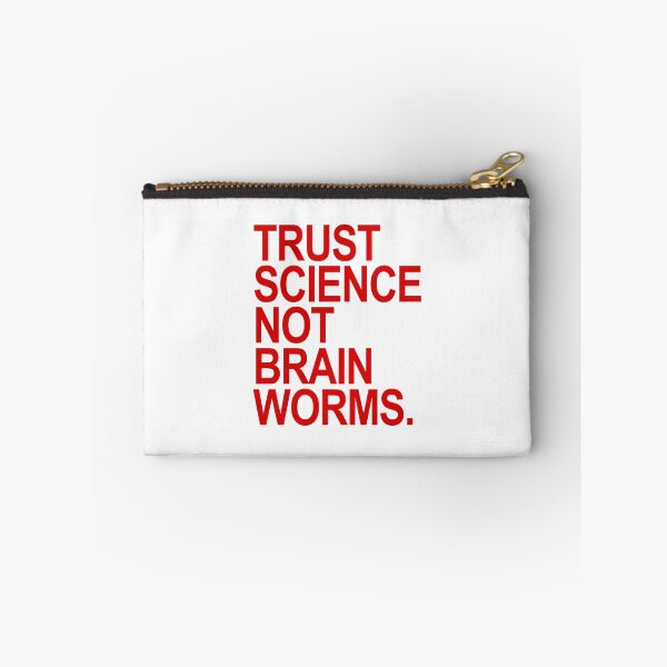 Item preview, Trust Science NOT Brain Worms (red 2) designed and sold by Thelittlelord.